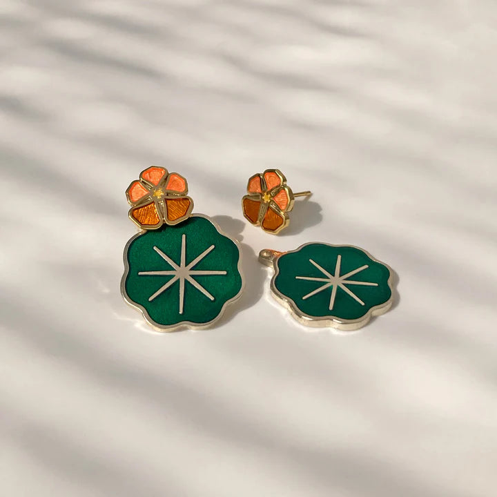 Classic Gemstone Earrings-Amar & Riley Earrings - Nasturtium Jacket