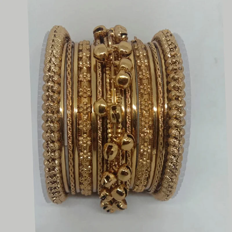 Colorful Bangle Set for Fashion Style-Shree Asha Bangles Gold Plated  Bangles Set - P.CH.104