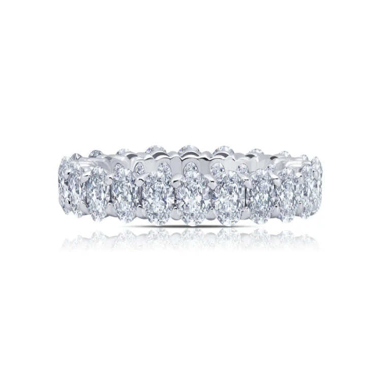 Simple Gemstone Ring for Fashion-4.62 CTW Anniversary Eternity Band