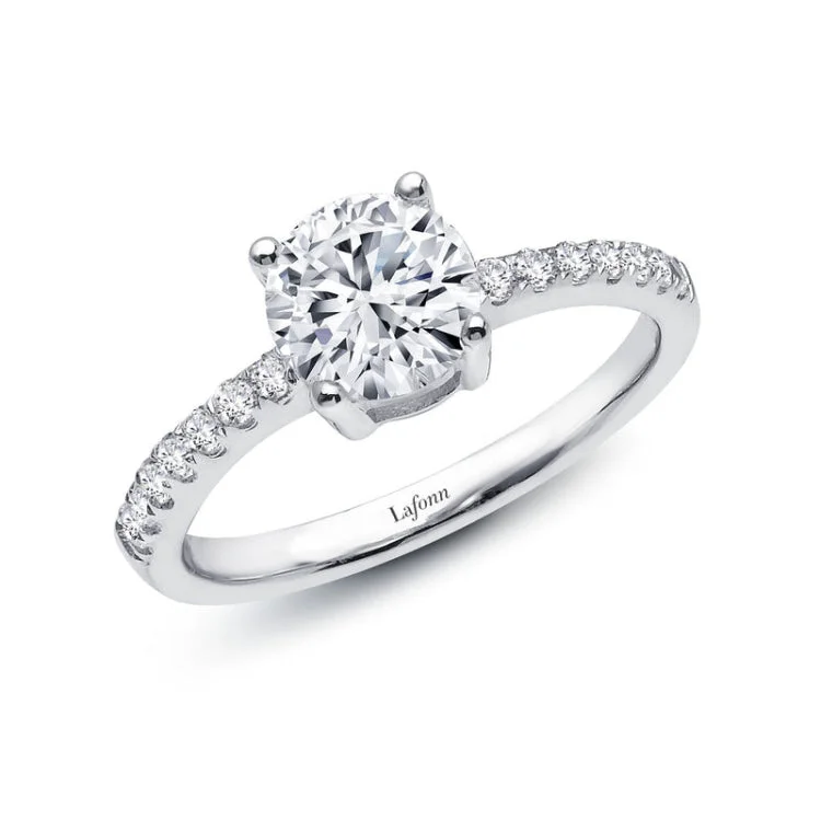 Chunky Statement Ring for Women-1.54 CTW Solitaire Engagement Ring