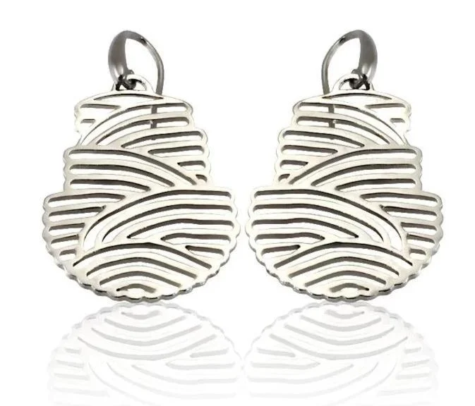 Statement Earrings for Girls-Tattoo Sterling Silver earrings