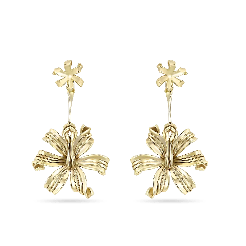 Timeless Pearl Earrings for Wedding Look-Nerine Lily Earrings