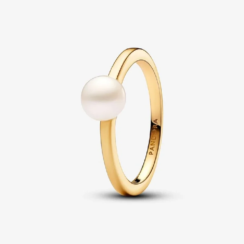 Customizable Sapphire Ring for Engagement-PANDORA : Treated Freshwater Cultured Pearl Ring in Gold