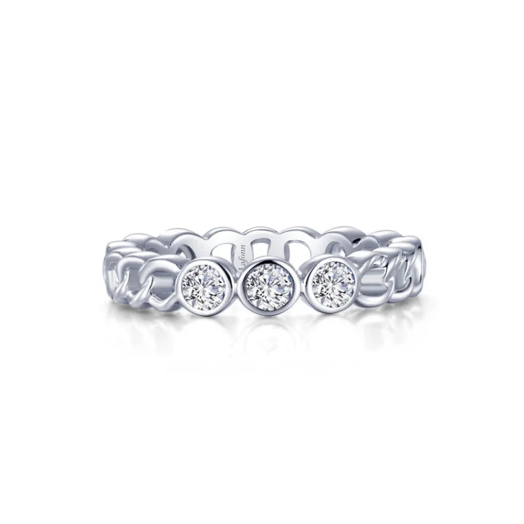 Classic Diamond Ring for Engagement-Stackable Eternity Band