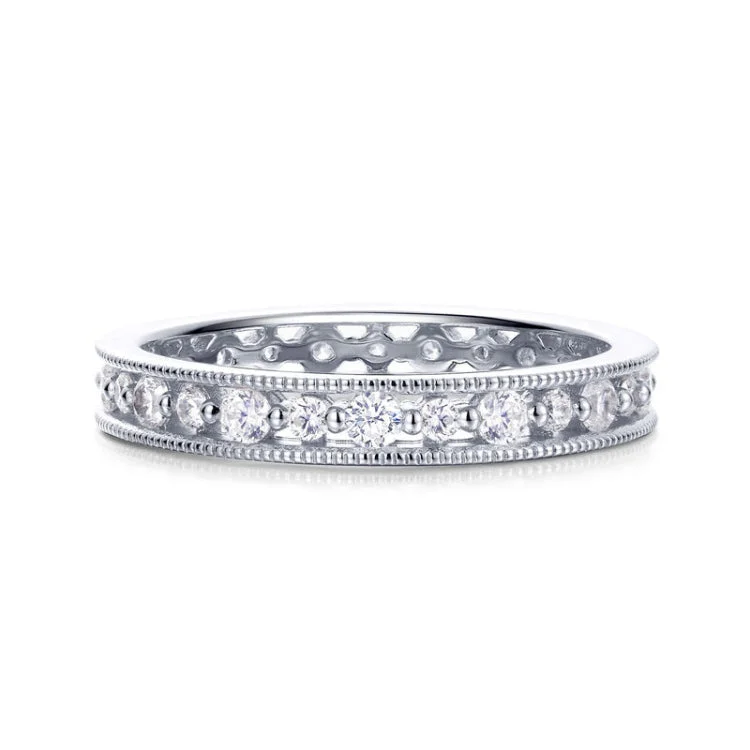 Custom Diamond Ring for Engagement-0.85 CTW Eternity Band