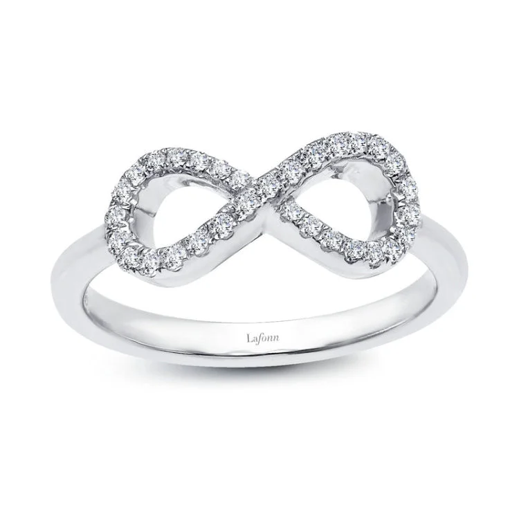 Stylish Wedding Band for Women-0.31 CTW Infinity Ring