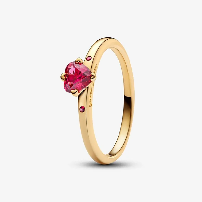 Vintage Gold Ring for Special Occasions-PANDORA : Explosion of Love Ring