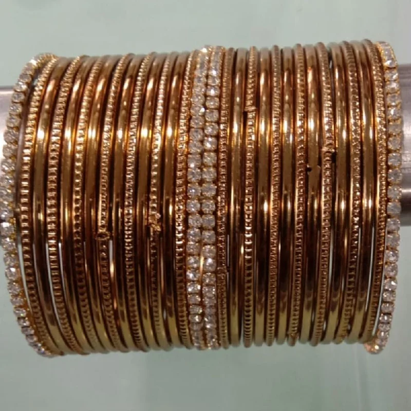 Luxury Diamond Bangles for Weddings-Shree Asha Bangles 30 Piece Per Bangles Set