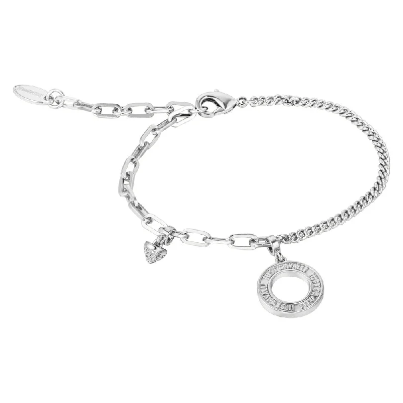 Classic Bracelets for Formal Occasions-Women Glam Silver Bracelet