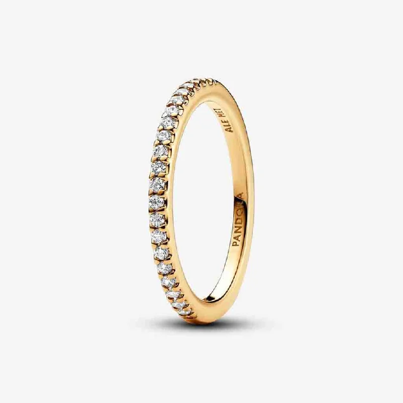 Luxury Wedding Ring for Men-PANDORA : Sparkling Band Ring