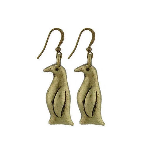 Elegant Pearl Earrings-Penguin Lavashy Earrings ( Gold)