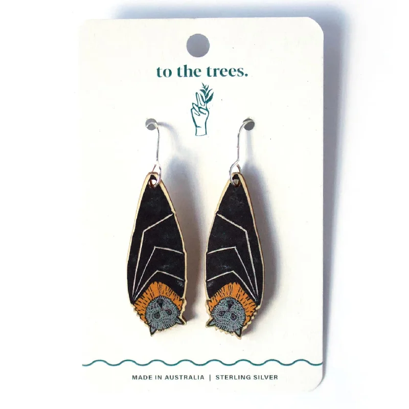 Casual Earrings for Summer Looks-To the Trees Dangles - Fruit Bat