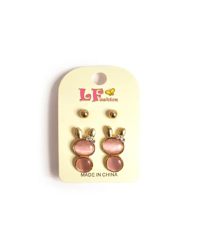 Chunky Earrings for Fashion-Friends of Rabbits Earrings